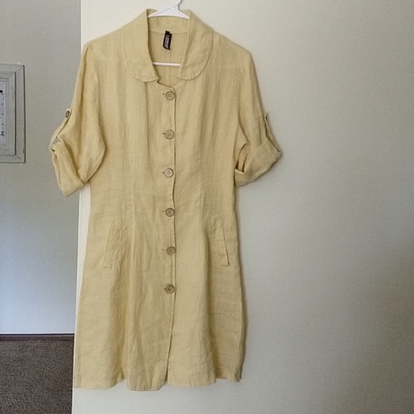 vintage linen dress
